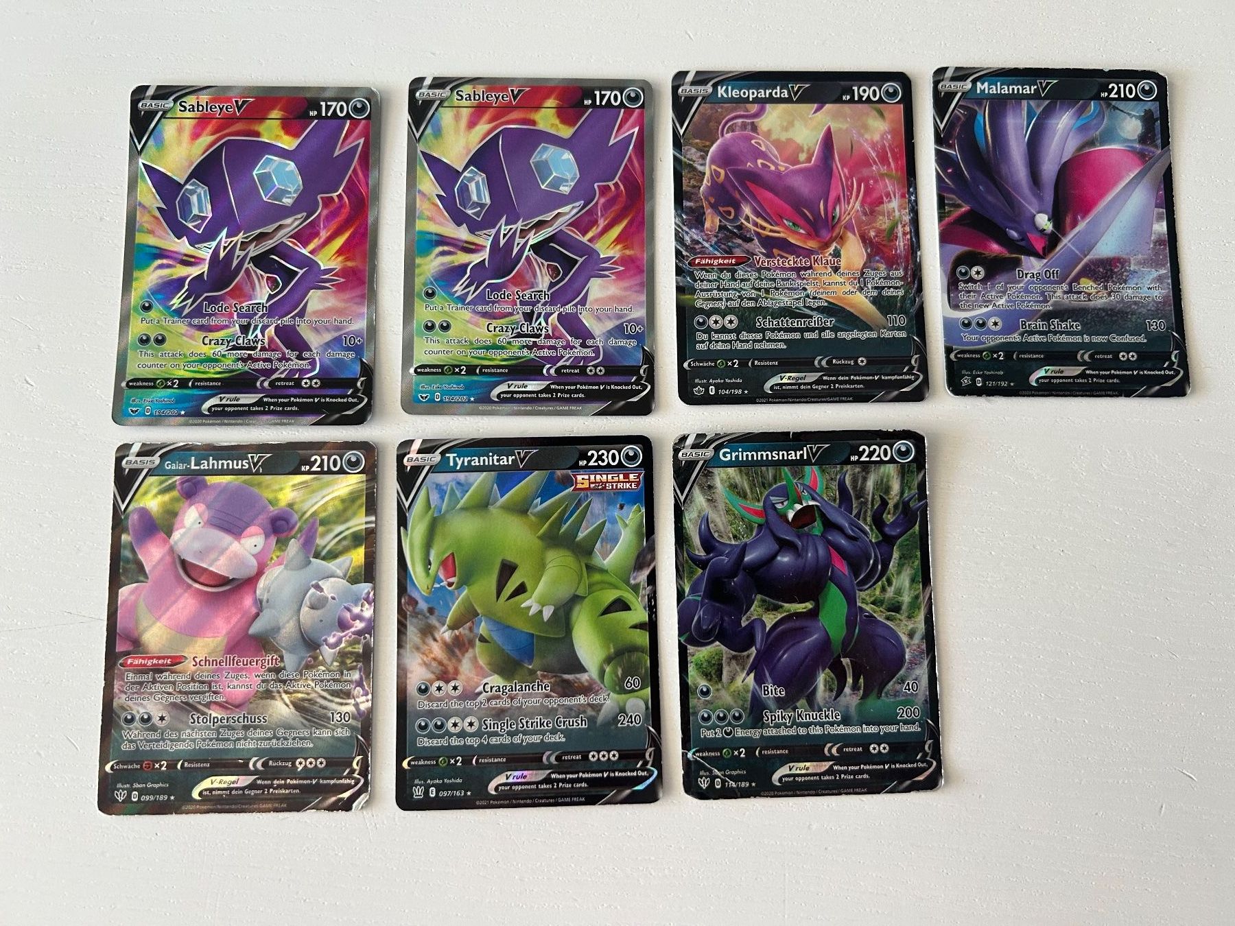 Pokémon Cartes à collectionner: Pokémon Karten V – Neuf (Voir description) à Geroldswil par Fisher01