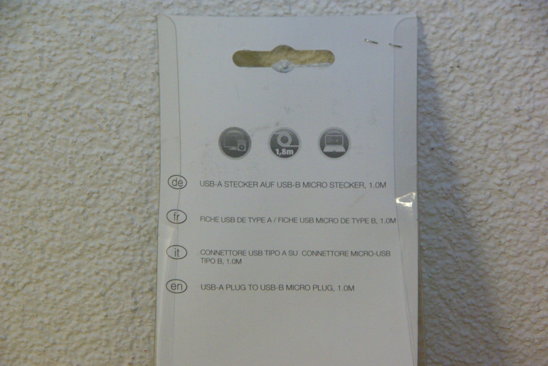 Cavi: USB Kabel mit A-Stecker auf B Micro Stecker – Nuovo e nell'imballaggio originale da Herisau venduto da Cevianer1844 4
