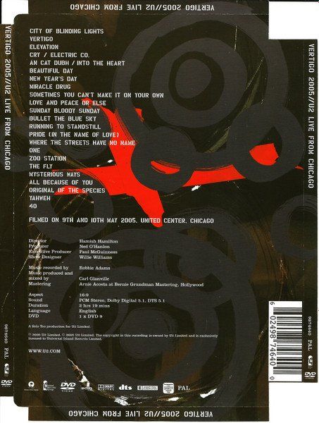 Tutti i DVDs: U2 – Vertigo 2005 // U2 Live From Chicago – Usato da Brittnau venduto da Zibu 1