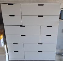 NORDLI stark gebraucht (Kommode mit 12 Schubladen, weiss
