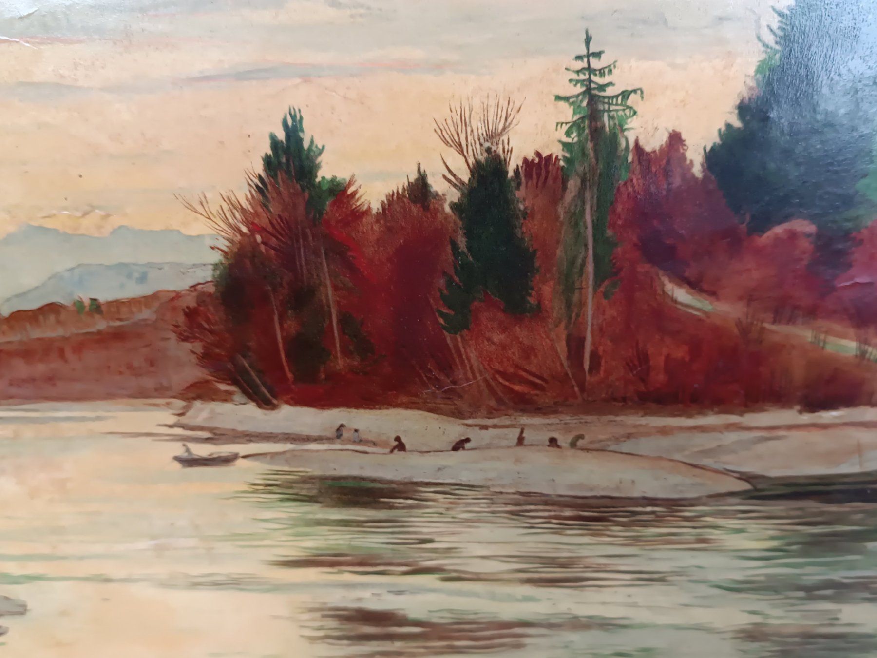 Grafica & Litografie: Lithographie "Aare bei Belp" – Usato da Suhr venduto da Restwert_Suhr 1