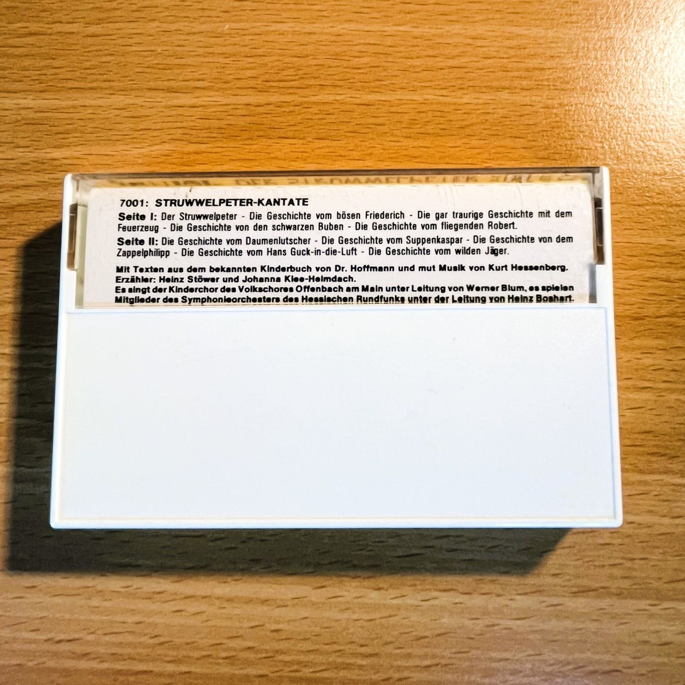 Cassettes audio: MC - Der Struwwelpeter – D'occasion à Amlikon-Bissegg par allerlei-versand 2