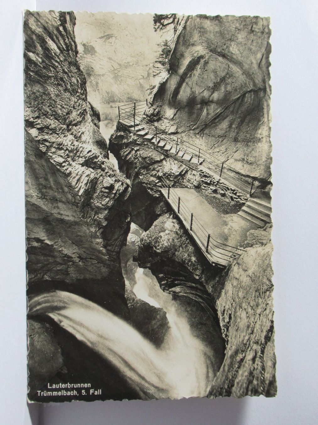 Ansichtskarten: Lauterbrunnen , Trümmelbach 5. Fall – Neu (gemäss Beschreibung) aus Grenchen von Bluemchen1900
