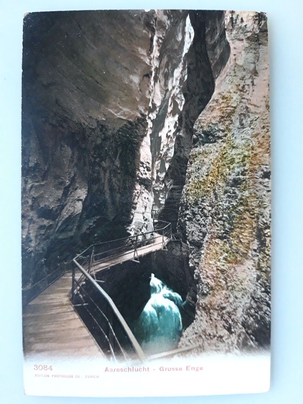 Cartoline postali: Aareschlucht - Grosse Enge – Usato da Sargans venduto da nicsam1815