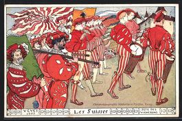 Vevey, Fete des Vignerons 1905, Les Suis