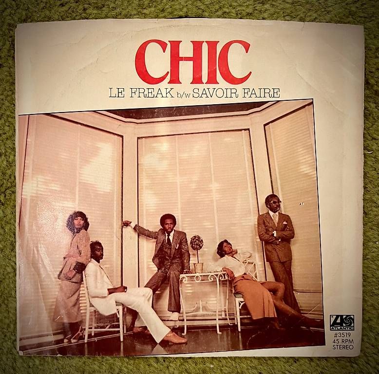 Dischi in vinile: Disco 45 CHIC Le Freak 1978 Vintage – Usato da Paradiso venduto da andrealugano