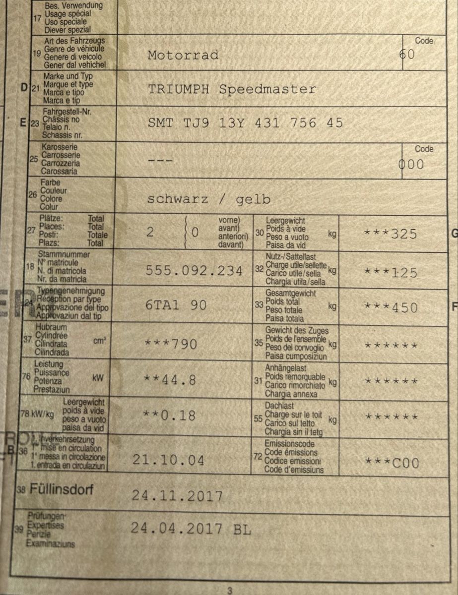 Triumph Cruisers: Triumph Speedmaster  – D'occasion à Allschwil par Ulman01 6