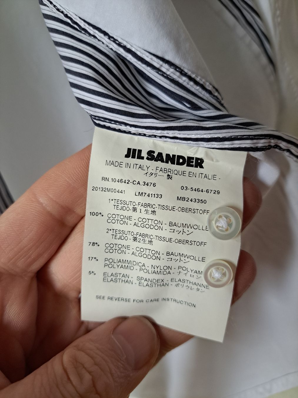 Jil Sander Chemises: Jil Sander Hemd, Gr. 39/15.5 – D'occasion à Zürich par easy_ese 5