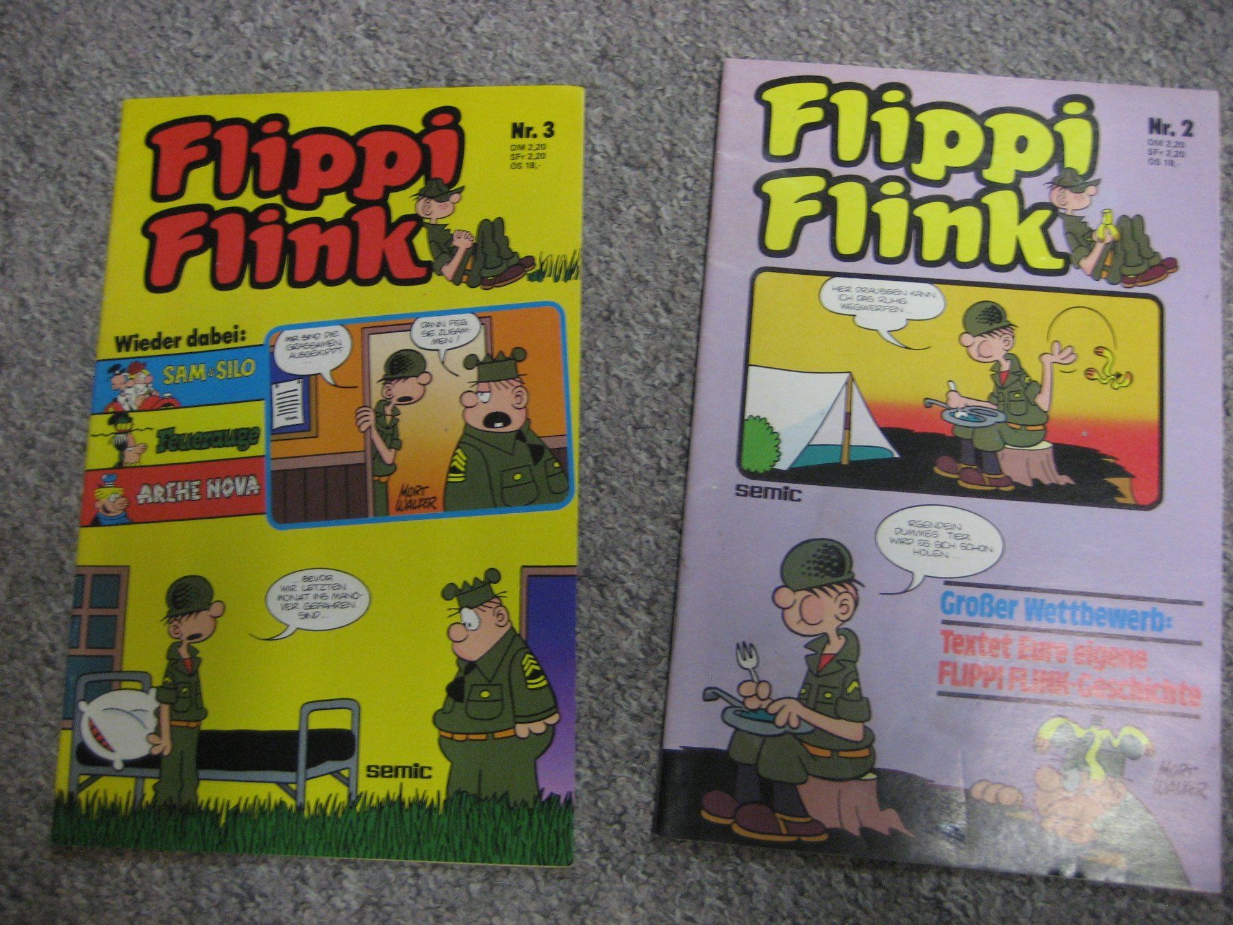 Fumetti: 3 x Beetle Bailey/ Flippi Flink – Usato da Bottighofen venduto da Spiderman61 1