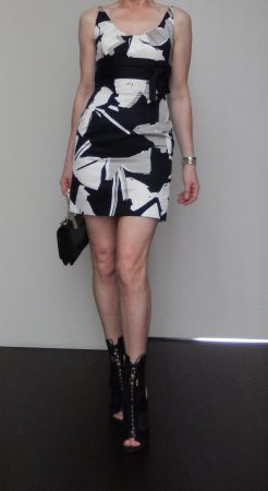 Orig. 6267 Aquilano Rimondi, Bow Print Dress Gr.34, NP 1'500