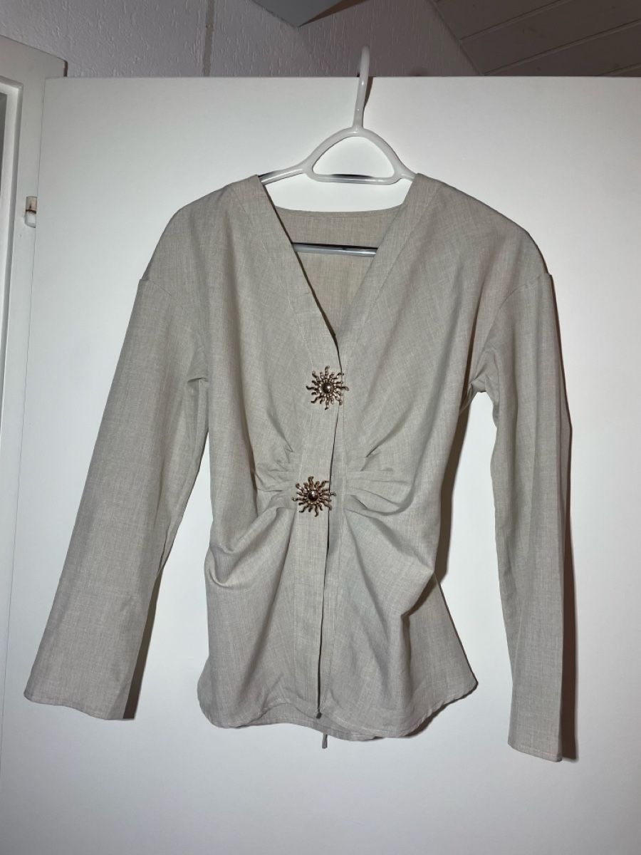 Camicette: ALLES RAUS Bluse Goldknöpfe – Nuovo (secondo la descrizione) da Kloten venduto da simones.thriftshop 2