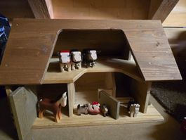 Original Trauffer Holzbauernhof