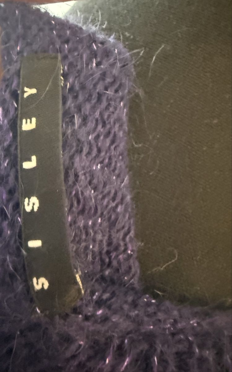 Sisley Maglioni & Felpe: Pull Sisley violet – Volants & fleurs – Usato da Neuchâtel venduto da ass_gdc7 2