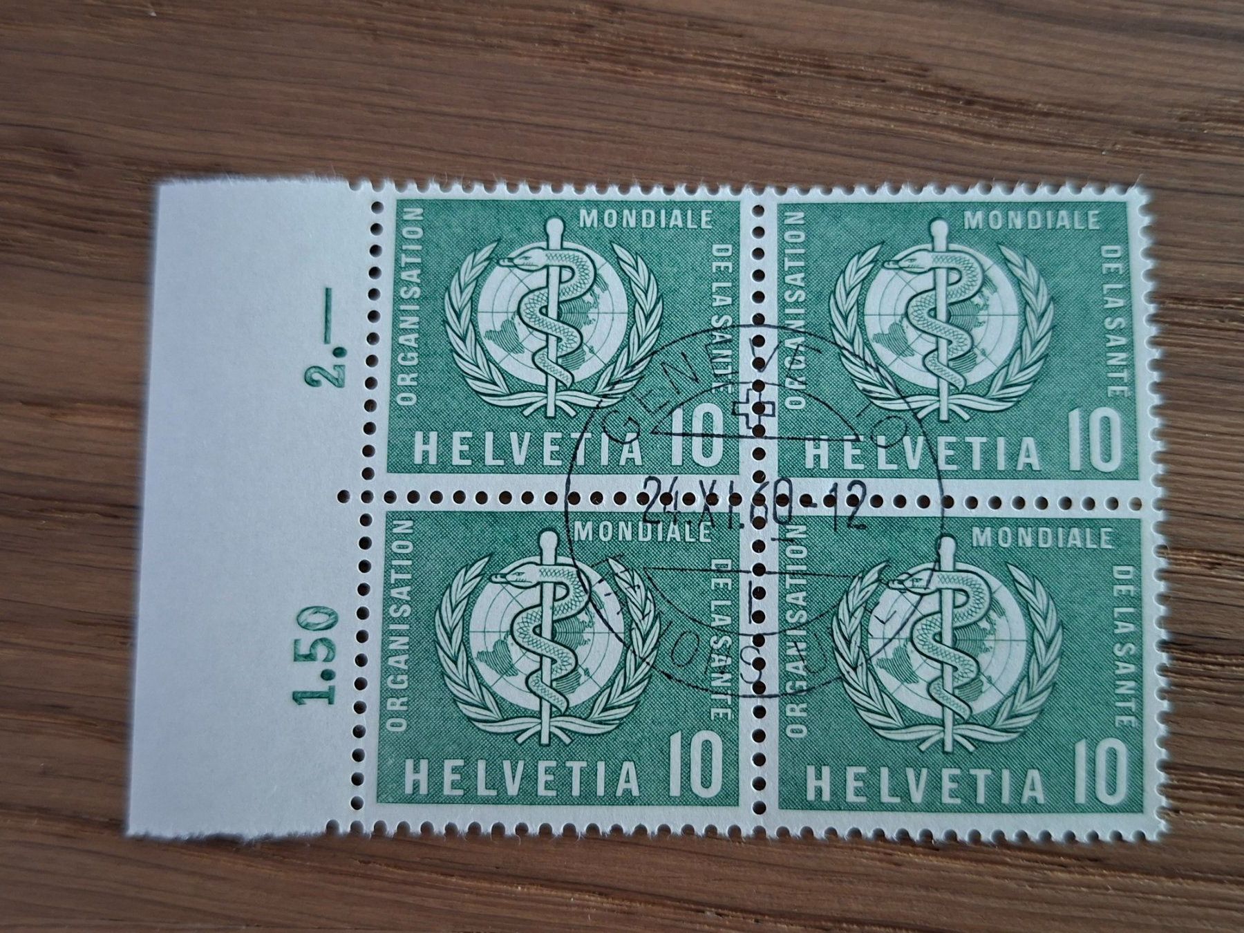 Tutti i francobolli: Dienstmarken: 4er Blocks: OMS – Nuovo (secondo la descrizione) da Hinterkappelen venduto da 1399 3
