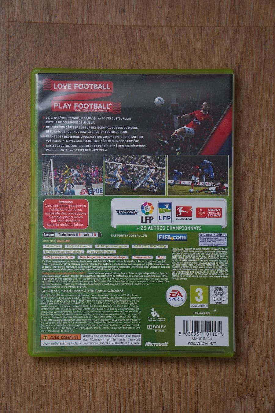 Giochi: Xbox 360 game Fifa 12 – Usato da Niederuzwil venduto da S.J.21 1