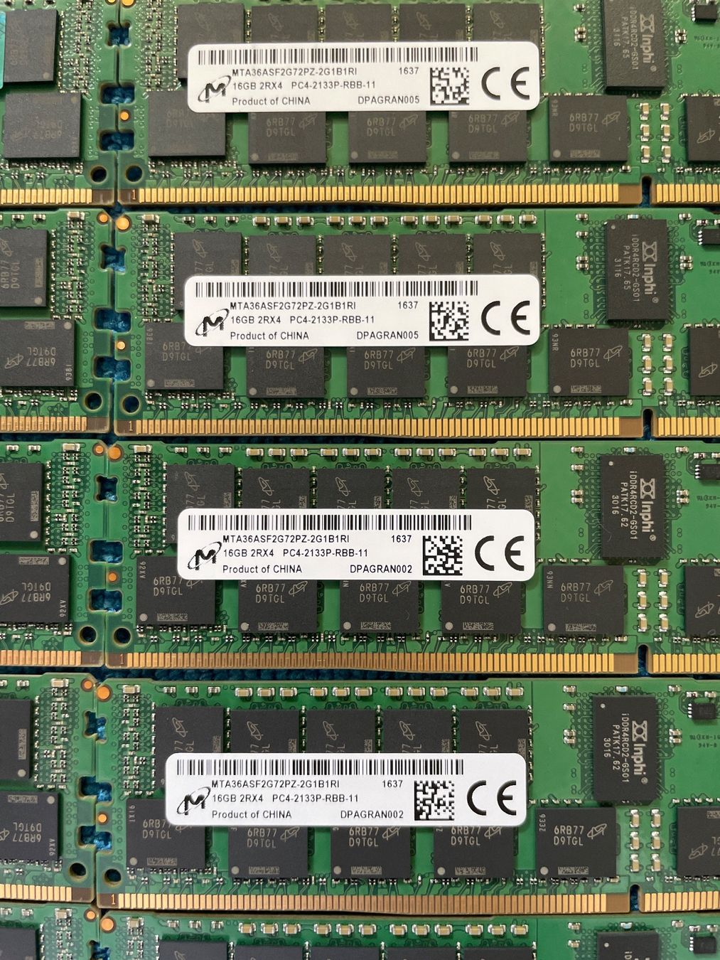 Memoria / RAM: DDR4 16GB (Server) 16Stk. – Nuovo (secondo la descrizione) da Abtwil sg venduto da Kueng.MultiOutlet 3