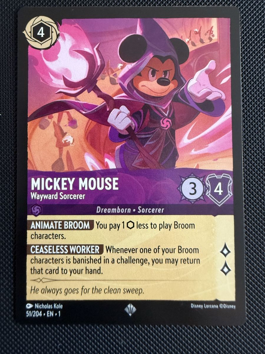 Disney Cartes à collectionner: Mickey Mouse - Wayward Sorcerer – Neuf (Voir description) à Allenwinden par nam_1988