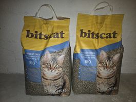 Bitscat Katzenstreu BIO - 2 x 10L - neu & ungeöffnet!