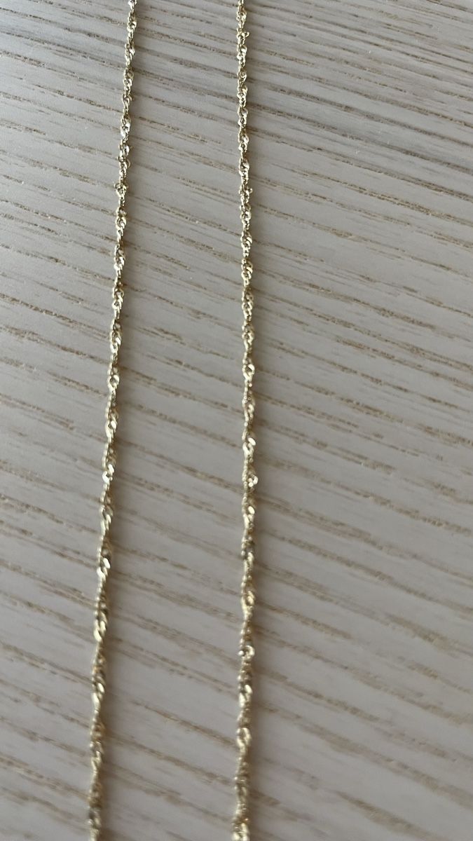 Ketten: Chaîne en or 9ct maille Singapour 43,5cm – Gebraucht aus Satigny von Pauline_1987 1