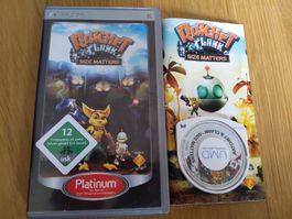 Ratchet and Clank Size Matters PSP Spiel Platinum Version