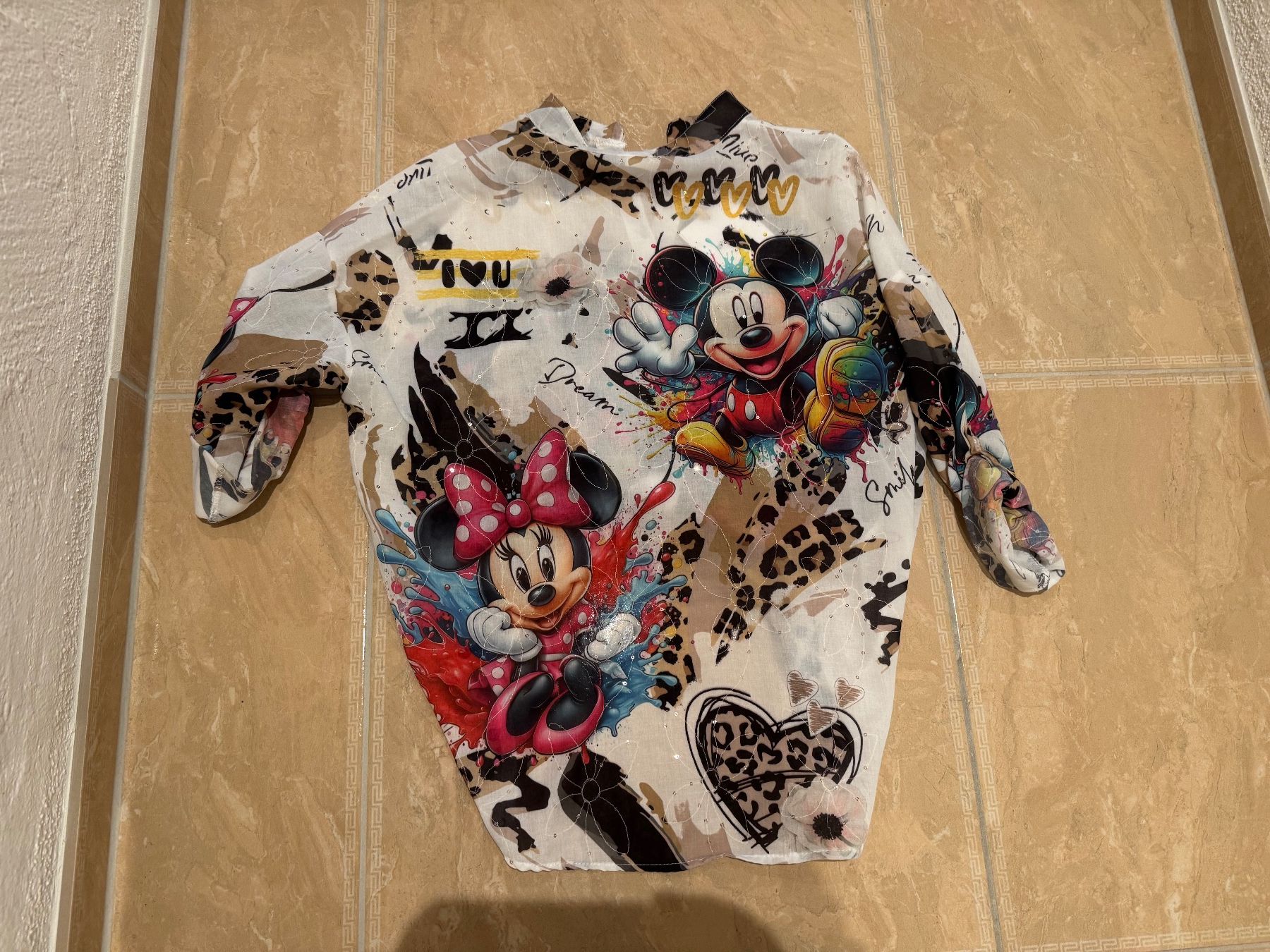 Camicette: Neue coole Micky Mouse Bluse, Einheitsgrösse – Nuovo (secondo la descrizione) da Klingnau venduto da Markus14 5