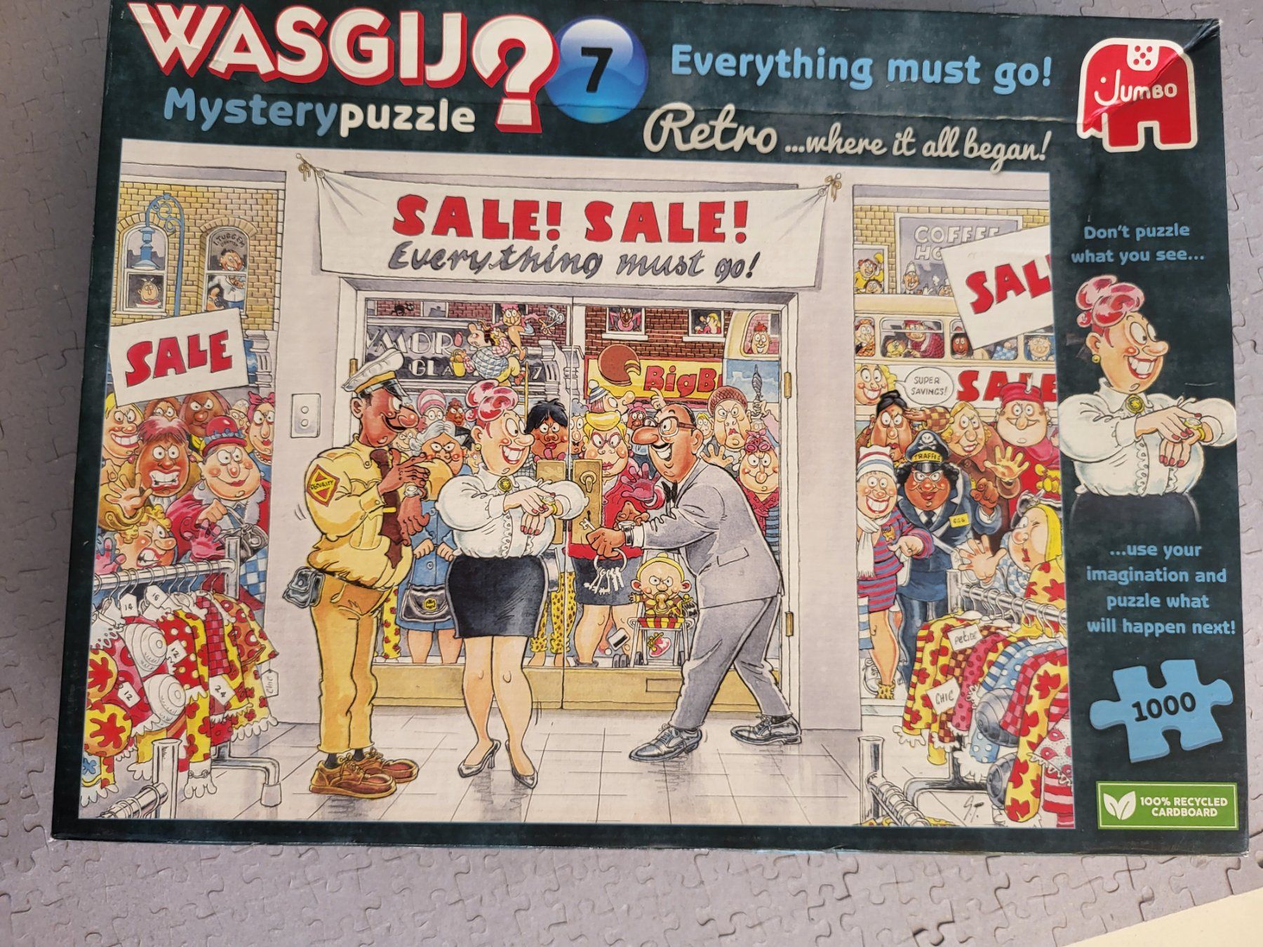 Wasgij Puzzle: 3x WASGIJ Puzzle 1000 Teile – Usato da Therwil venduto da Nika123 1