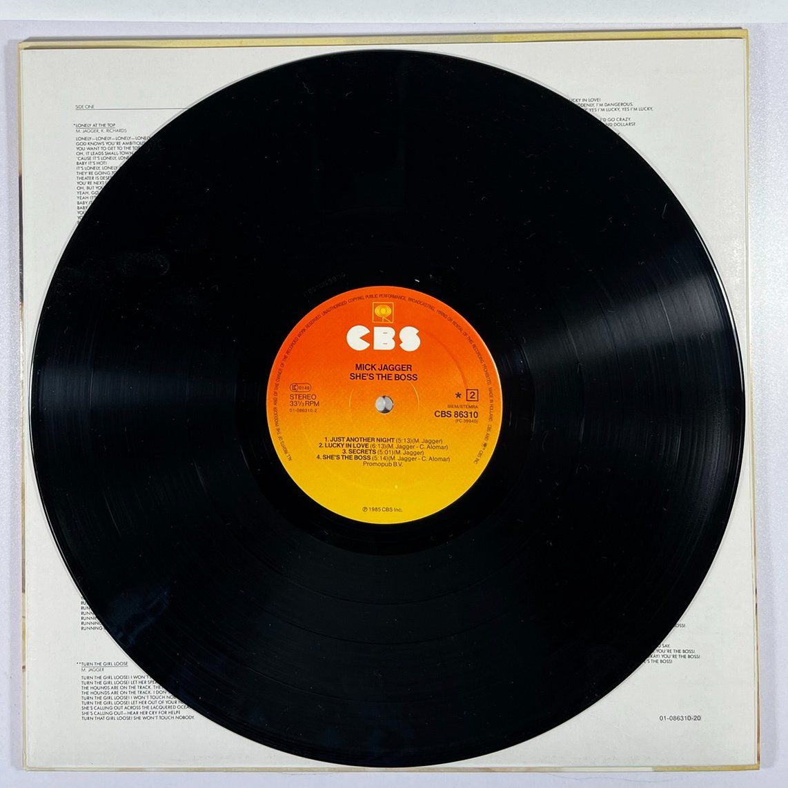 Vinyles: LP: MICK JAGGER - She's The Boss (1985) – Neuf (Voir description) à Frenkendorf par Yard-Sale-2000 5