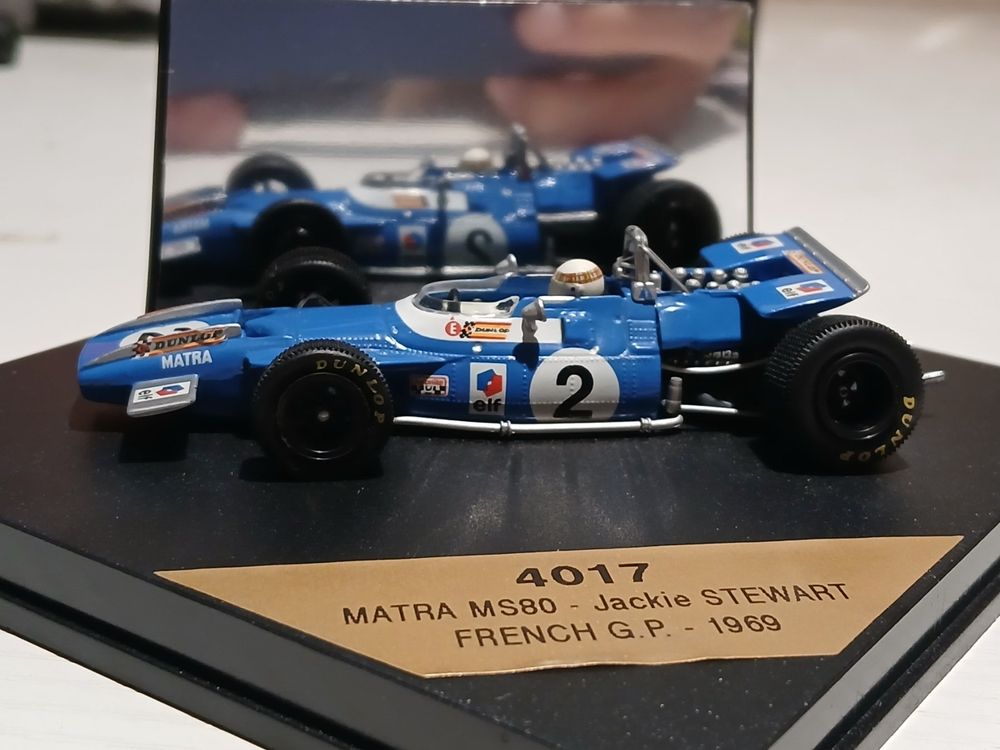Matra MS 80 French GP 1969 (Stewart) Quartzo 1:43 Art.N°4017 (Neu und ...