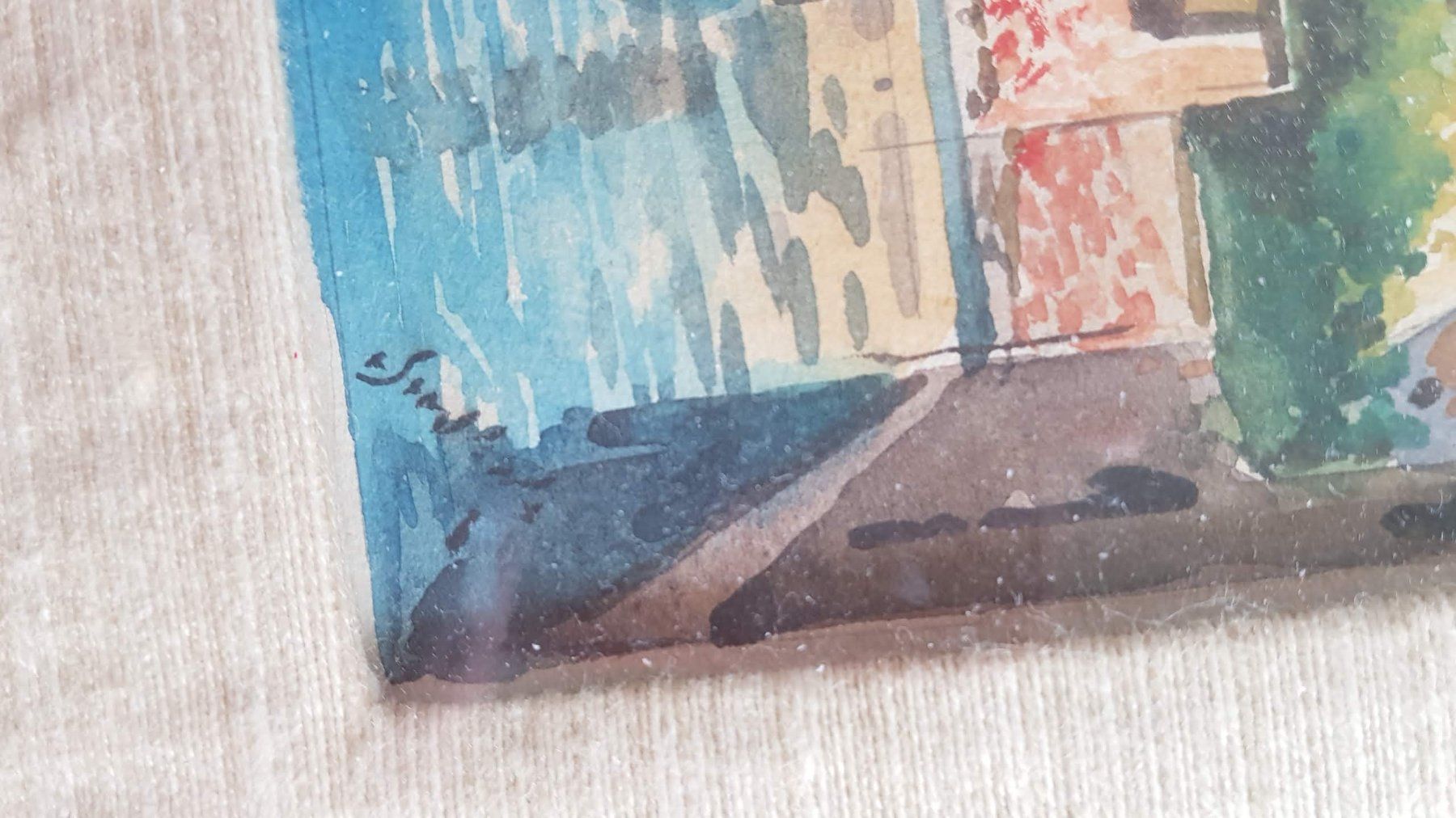 Dipinti: Aquarell Venedig – Usato da Mörschwil venduto da antiksalon 5