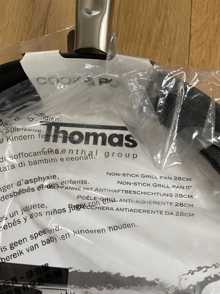Thomas Padelle: NEU THOMAS GRILL PAN 28 CM – Nuovo e nell'imballaggio originale da Zürich venduto da schneeflocke303 1