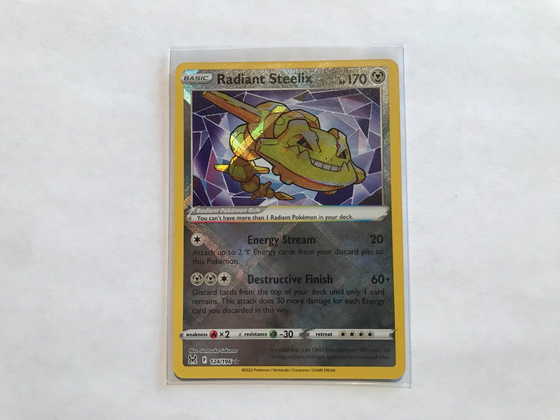 Pokémon Sammelbilder & Trading cards: Radiant Steelix Lost Origin EN – Gebraucht aus Hagendorn von Pokecollectorch