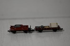 Güterwagen Roco + Fleischmann Spur N ohne OVP