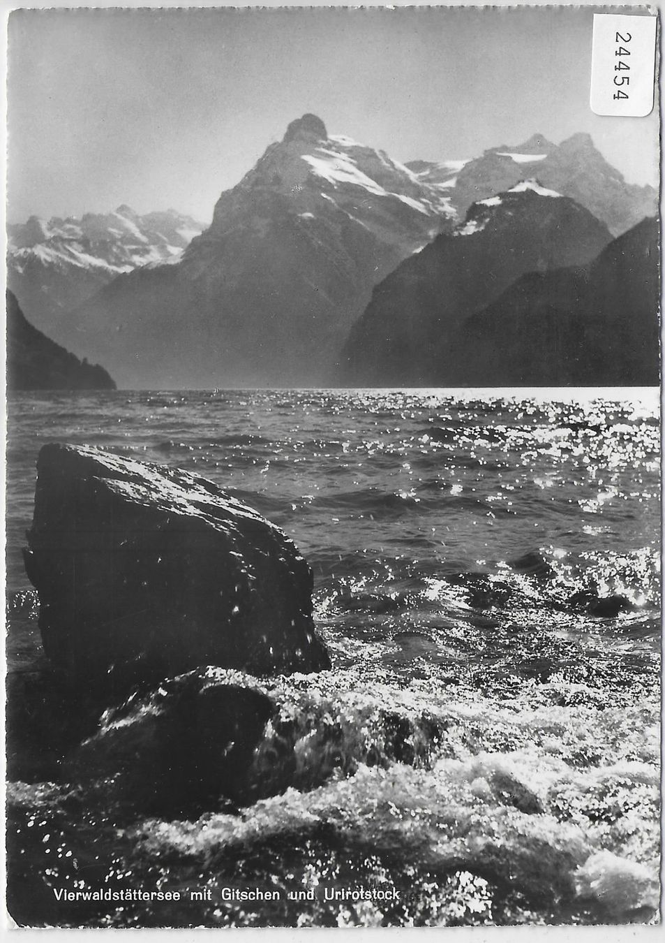 Cartes postales: Vierwaldstättersee mit Gitschen und – Antique à Ettingen par Kartenplanet
