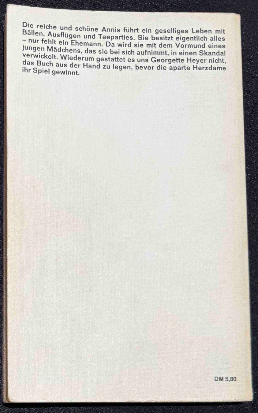 Libri: Buch "Herzdame" von Georgette Heyer – Usato da Balzers venduto da Anna101 1