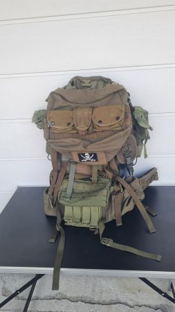 Taktischer Rucksack / J-Tech / Cordura / Oliv / Airsoft/Army