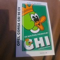 stickers autocollant GHI Opel Corsa