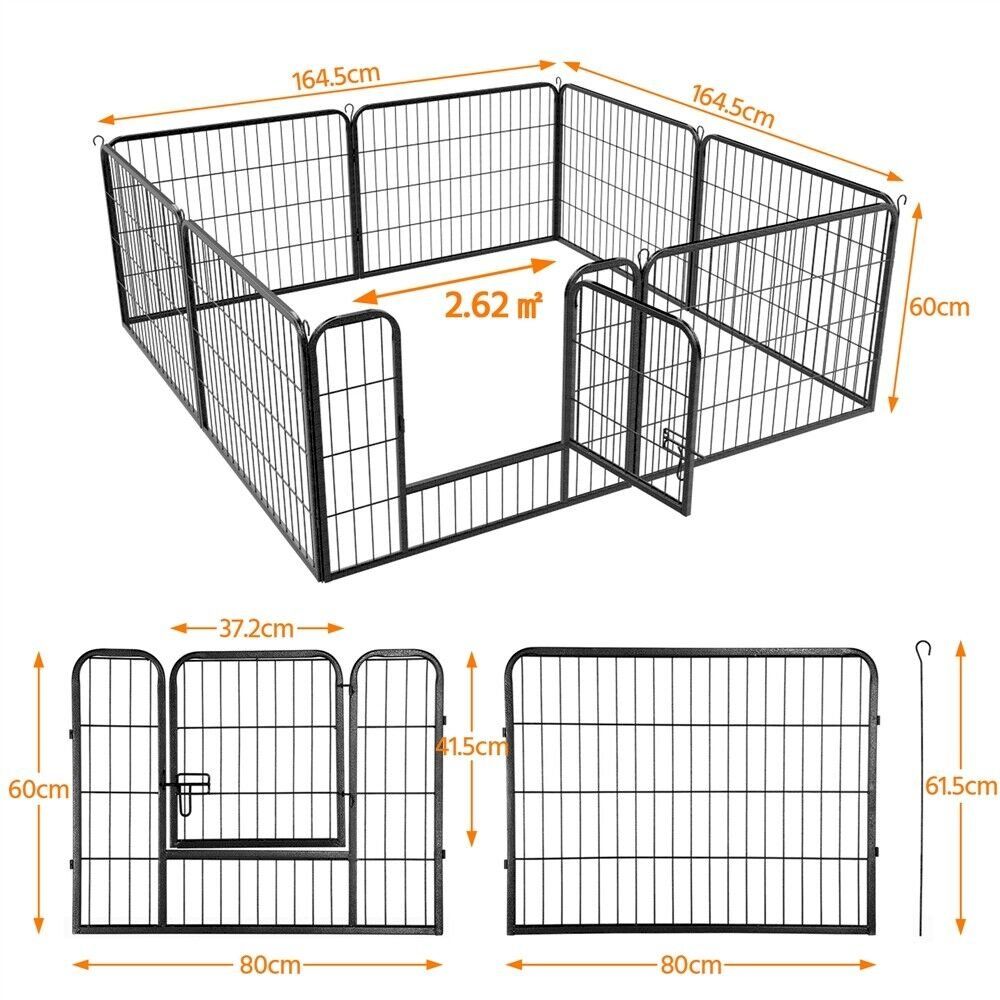 Leine & Halsband: Welpenlaufstall 8 eckig 80 x 60 cm – Neu und originalverpackt aus Bottighofen von zaap 1