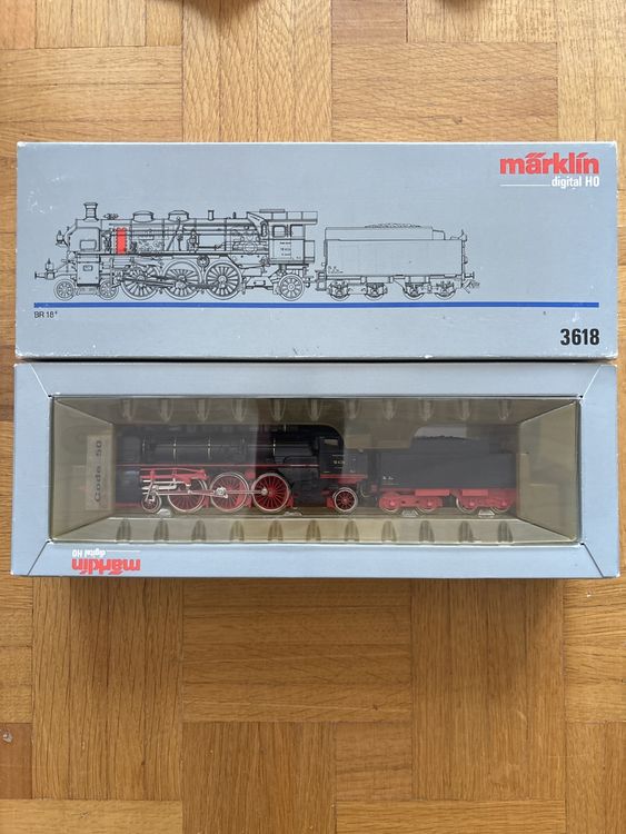 Märklin Trains électriques: Marklin 3618 BR 18 4 digital HO – Défectueux à Châtillon FR par riocavalli