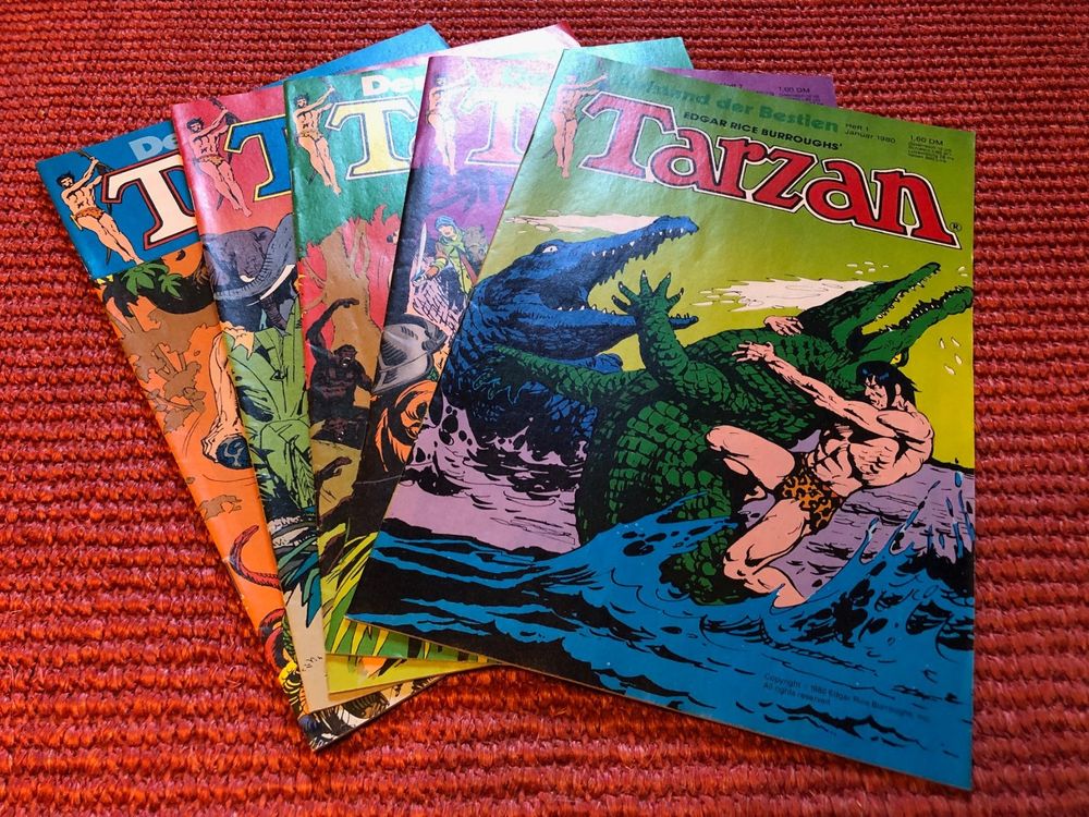 5 Tarzan Comics 1979 Und 1980 Kaufen Auf Ricardo 