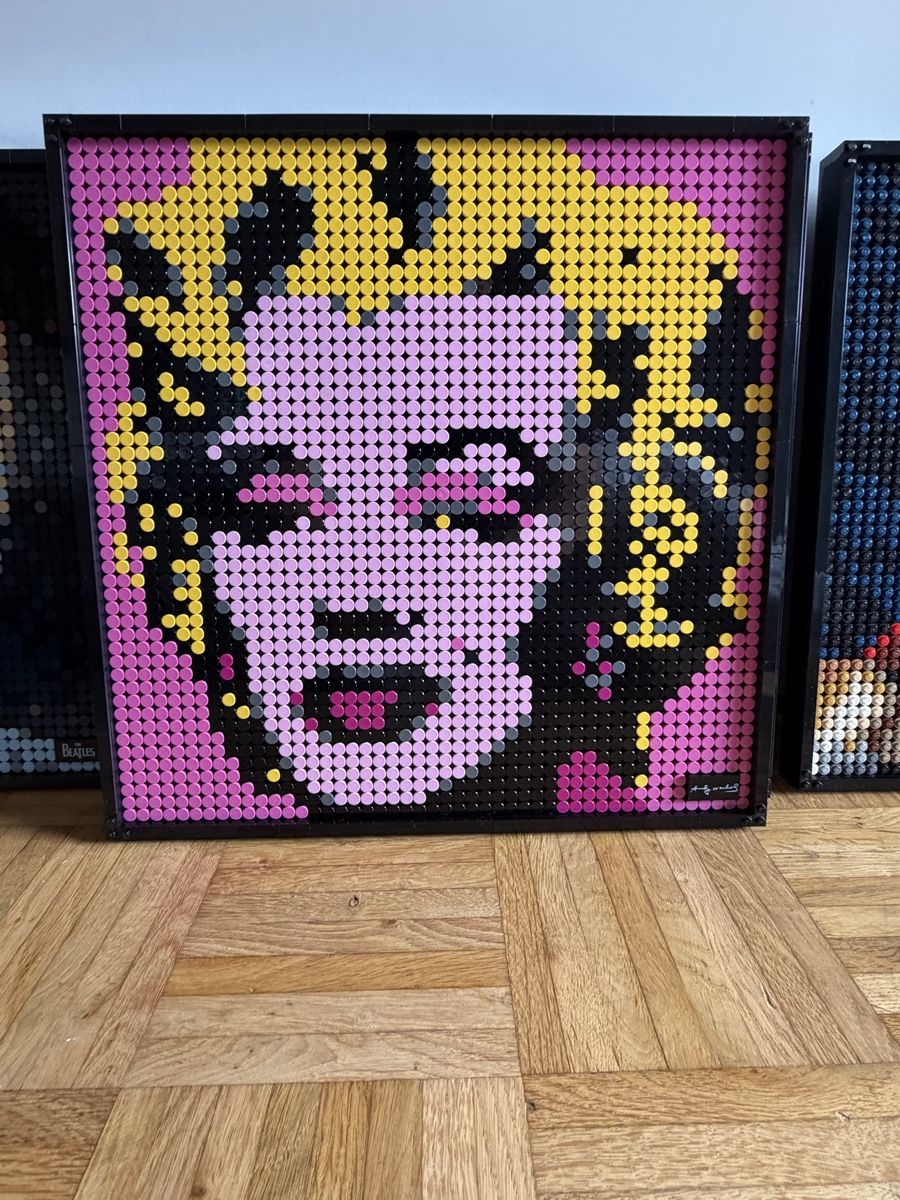 Foto & Immagini: Lego bild von Marilyn Monroe di Andy Warhol – Usato da Rheinfelden venduto da mag_p2dx