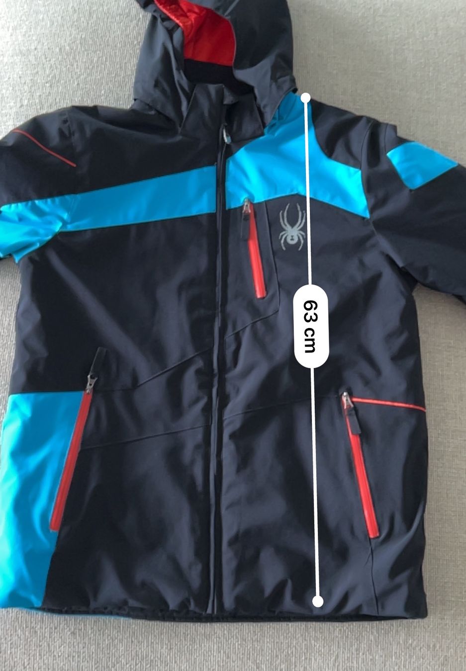 Spyder Giacche & Cappotti: Veste Spyder noire et bleue, taille 16 ans – Usato da Morges venduto da Igp10 7