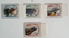 1995 Pro Juventute Satz Ersttag Vollstempel mit Gummi