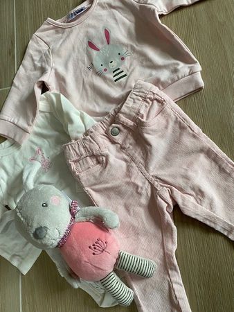 neues Baby Set Gr. 62/68 "Häsli"