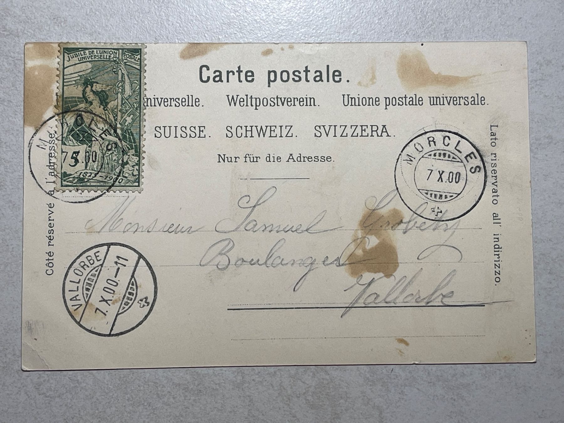 Cartoline postali: Alte Ansichtskarte, Soldaten Gruss – Usato da Strengelbach venduto da Aschatan5 1