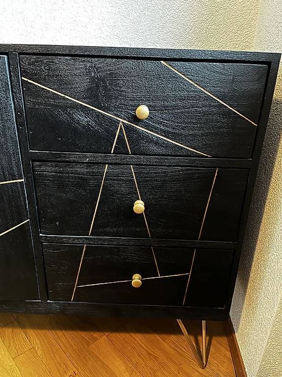 Cassettiere: Sideboard Kommode Akazie Massiv Holz – Usato da Luzern venduto da rap_52zy 1