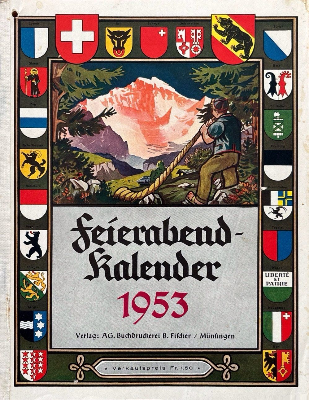 Libri: Feierabend Kalender 1953 – Usato da Sarnen venduto da Livres