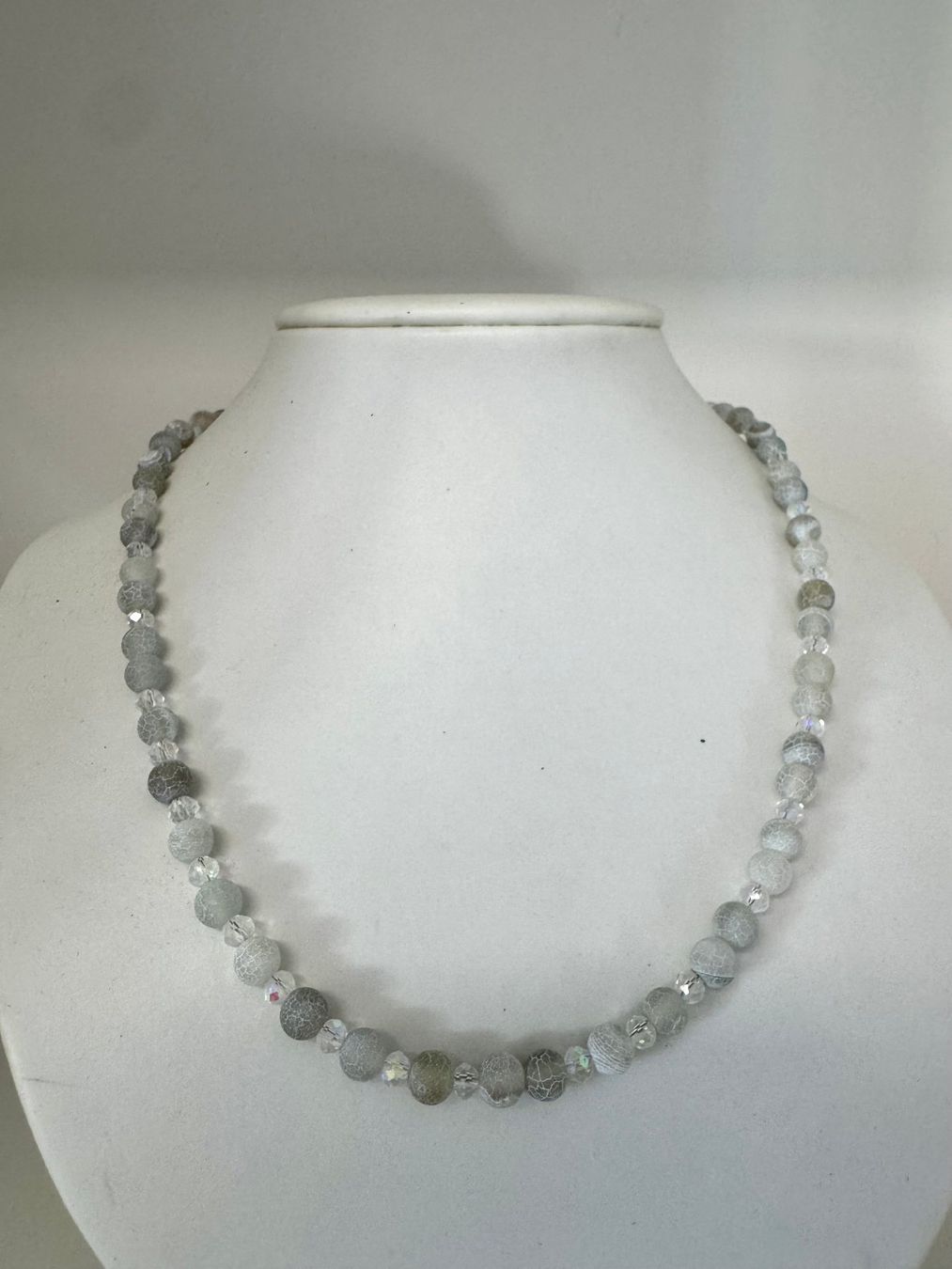 Catenine: Halskette Achat, Tschechischer-Kristall – Nuovo (secondo la descrizione) da Biberist venduto da tl-schmuck