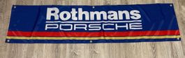 Rothmans Porsche Banner / Flagge - Neuwertig, Top Zustand!