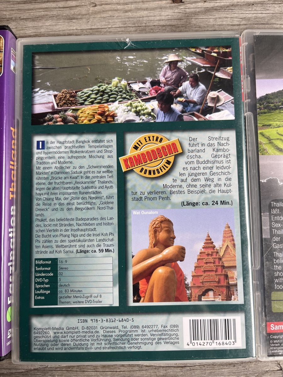 Alle DVDs: Thailand Reisetipps Doku 3x DVD – Neu (gemäss Beschreibung) aus Niederbipp von Wilma_ruh 2