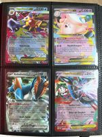 4 Pokemon Karten EX und Mega EX verschiedene Modelle